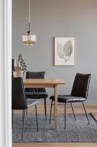 Drveni blagovaonski stol u hrastovom dekoru Rowico Melfort, 180 x 90 cm