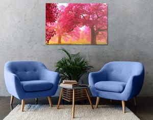 Slika čarobna stabala trešnje u cvatu