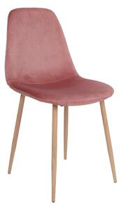Set od 2 blagovaonske stolice s ružičastim baršunastim navlakom House Nordic Stockholm
