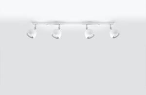 Bijela stropna svjetiljka Nice Lamps Ollo, dužine 80 cm