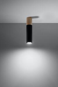 Crna stropna svjetiljka Nice Lamps Paul