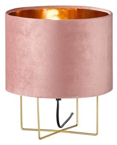 Ružičasta stolna lampa Fischer & Honsel Aura, visina 32 cm