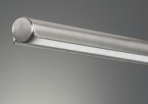 LED stojeća svjetiljka u srebrnoj boji s metalnim sjenilom (visina 130 cm) Nami – Fischer & Honsel