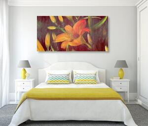 Slika narančasti ljiljan u cvatu