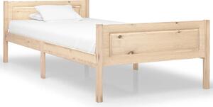 VidaXL Okvir za krevet od masivne borovine 100 x 200 cm