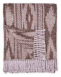 Smeđi pokrivač s udjelom pamuka Euromant Zanzibar, 140 x 180 cm