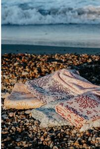 Ružičasti pokrivač s udjelom pamuka Euromant Summer Coral, 140 x 180 cm