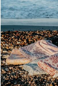 Ljubičasti pokrivač s udjelom pamuka Euromant Summer Coral, 140 x 180 cm