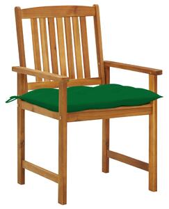 VidaXL Vrtne stolice s jastucima 8 kom od masivnog drva bagrema