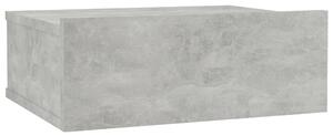 VidaXL Viseći noćni ormarić siva boja betona 40x30x15 cm od iverice
