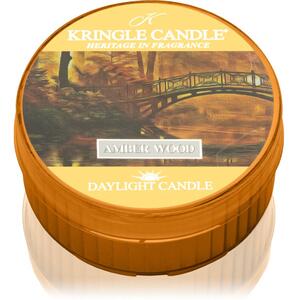 Kringle Candle Amber Wood čajna svijeća 42 g
