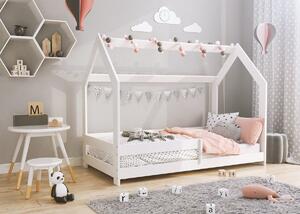 Dětská postel Ourbaby Domek D5 bijela 160x80 cm