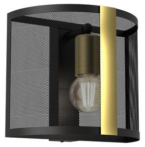 Zidna svjetiljka KAGA 1xE27/60W/230V crna/zlatna