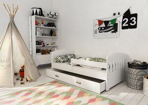 Dječji krevet s ogradom NIKI 160 x 80 cm Miki B6 krevet bez prostora za skladištenje