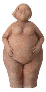 Statueta od smeđe terakote Bloomingville Sidsel, visina 25 cm