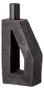 Crni svijećnjak od terakote Bloomingville Kes, visina 20 cm