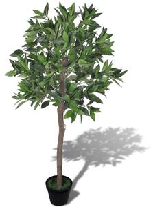 VidaXL Umjetno stablo lovora s teglom 120 cm