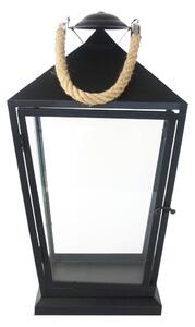 Esschert Design Klasična crna lampa, visina 45,6 cm