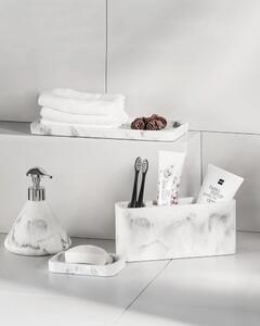Bijelo-sivi kupaonski pladanj Wenko Desio