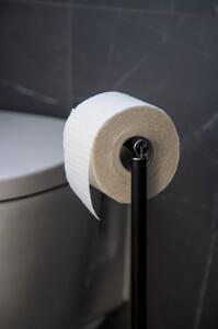 Crni željezan držač za WC papir – Wenko