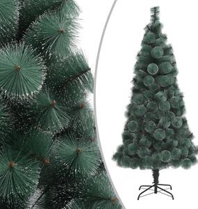 VidaXL Umjetno božićno drvce LED sa setom kuglica zeleno 120 cm PVC/PE