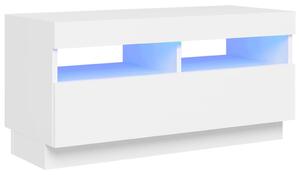 VidaXL TV ormarić s LED svjetlima bijeli 80 x 35 x 40 cm