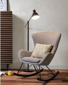 Siva stolica za ljuljanje Kave Home Valsa