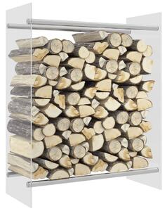 VidaXL Stalak za drva za ogrjev prozirni 80x35x100 cm kaljeno staklo