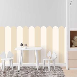 Samoljepljiva tekstilna tapeta Luk - Sand Beige (neutralna bež - idealna za kombiniranje)