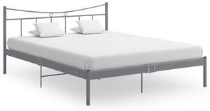 VidaXL Okvir za krevet sivi metalni 140 x 200 cm