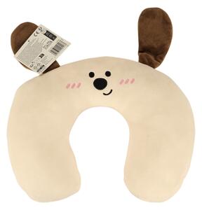 Putni jastučić TRAVEL FRIENDS 33x25 cm plišani - više boja Boja: Bež