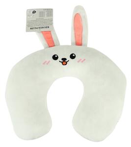 Putni jastučić TRAVEL FRIENDS 33x25 cm plišani - više boja Boja: Bijela
