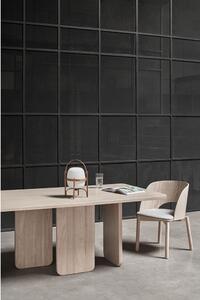 Blagovaonski stol s jasenovim furnirom Teulat Arq, 200 x 100 cm