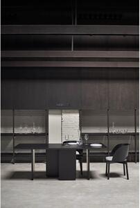 Crni blagovaonski stol Teulat Arq, 200 x 100 cm