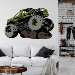 Naljepnica za zid - Čudovišni auto!