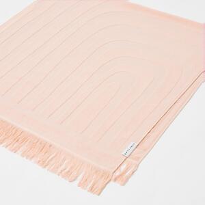 Ružičasti pamučni ručnik za plažu Sunnylife Luxe, 160 x 90 cm