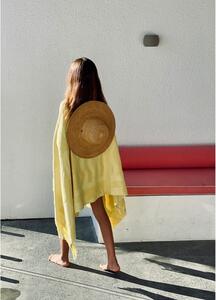 Žuti pamučni ručnik za plažu Sunnylife Luxe, 160 x 90 cm