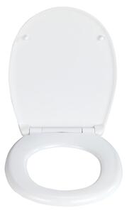 Bijela WC daska od nehrđajućeg čelika Wenko Vorno
