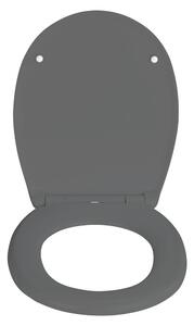 Siva WC daska od nehrđajućeg čelika Wenko Vorno