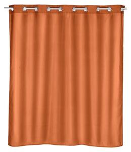 Narančasta zavjesa za tuš Wenko Comfort, 180 x 200 cm
