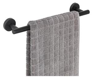 Mat crni zidni držač za ručnike od nehrđajućeg čelika Bosio – Wenko
