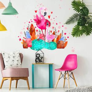 Naljepnice za dječju sobu - Flamingosi
