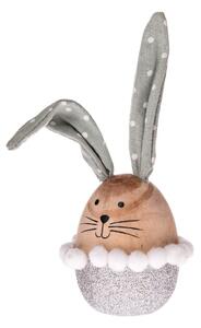 Sivi drveni uskršnji ukras Dakls Bunny