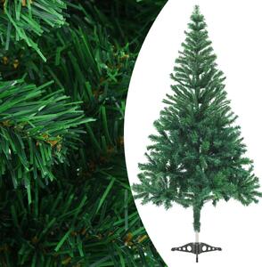 VidaXL Umjetno osvijetljeno božićno drvce s kuglicama 210 cm 910 grana