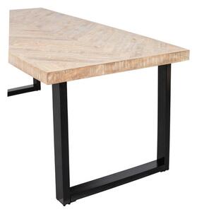 Blagovaonski stol s pločom od drveta manga WOOD, 180 x 90 cm