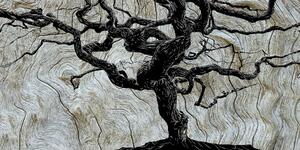 Slika apstraktno stablo na drvu