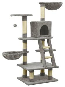 VidaXL Penjalica za mačke sa stupovima za grebanje siva 122 cm