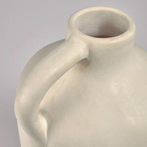 Bijela keramička vaza Kave Home Caetana, visina 55 cm