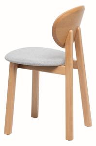 Set od 2 blagovaonske stolice od bukve sa sivim sjedištem Bonami Selection Milo