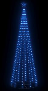 VidaXL Stožasto božićno drvce plavo s 330 LED žarulja 100 x 300 cm